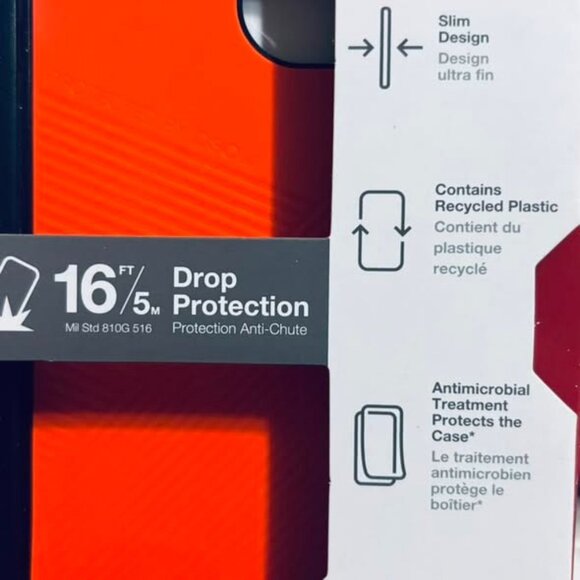 Zagg Gear4 Denali Black iPhone 13 Case With 16ft Drop Protection & Antimicrobial - Picture 3 of 4